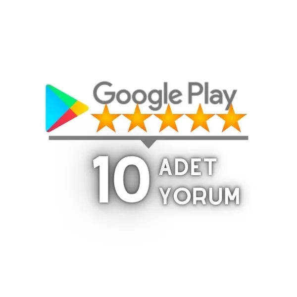 google play store 10 yorum satın al