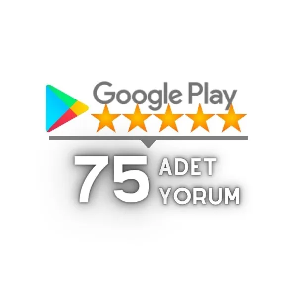 google play store 75 yorum satın al